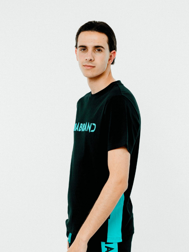 T-shirt block noir bleu homme - Chabrand