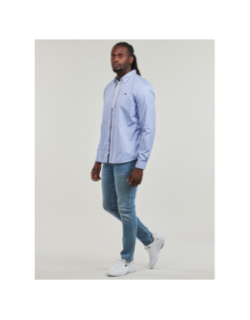 Chemise à carreaux core bleu homme - Lacoste