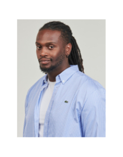 Chemise à carreaux core bleu homme - Lacoste