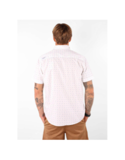 Chemise manches courtes à motif geo blanc homme - Oxbow