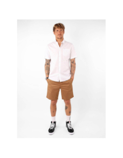 Chemise manches courtes à motif geo blanc homme - Oxbow