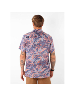 Chemise à motif floral tropics bleu marine homme - Oxbow