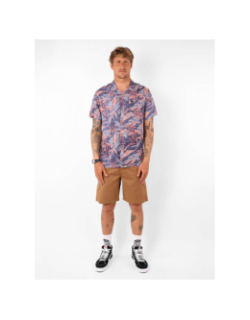 Chemise à motif floral tropics bleu marine homme - Oxbow
