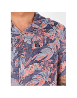 Chemise à motif floral tropics bleu marine homme - Oxbow