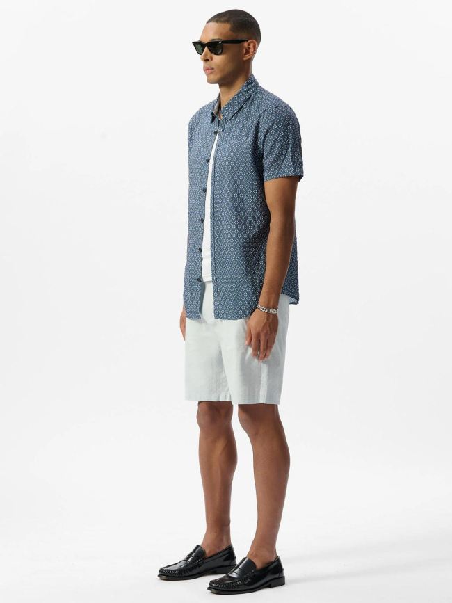 Chemise à manches courtes c-dixon bleu homme - Teddy Smith