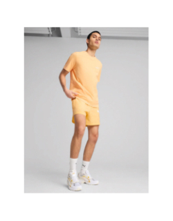 T-shirt essentials small logo no.1 orange homme - Puma