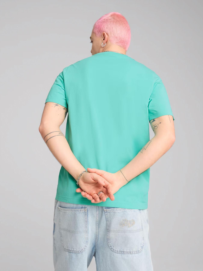 T-shirt essentials small logo no.1 turquoise homme - Puma