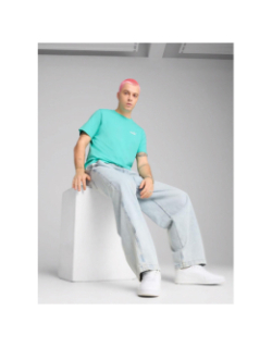 T-shirt essentials small logo no.1 turquoise homme - Puma