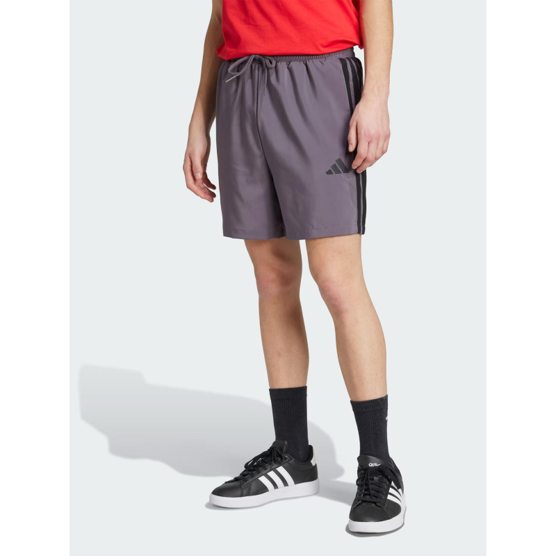 Short de sport 3s chelsea gris homme - Adidas