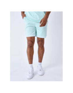 Short à logo brodé en relief vert d'eau homme - Project X Paris