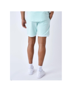 Short à logo brodé en relief vert d'eau homme - Project X Paris