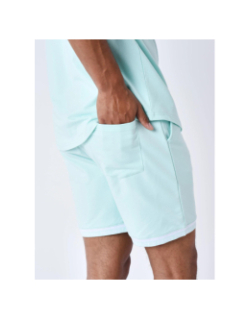 Short à logo brodé en relief vert d'eau homme - Project X Paris