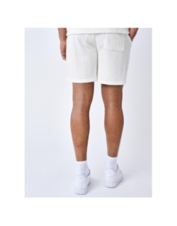 Short jogging brodé écru blanc homme - Project X Paris