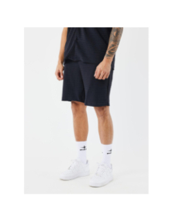 Short décontracté texturé bleu nuit homme - Project X Paris