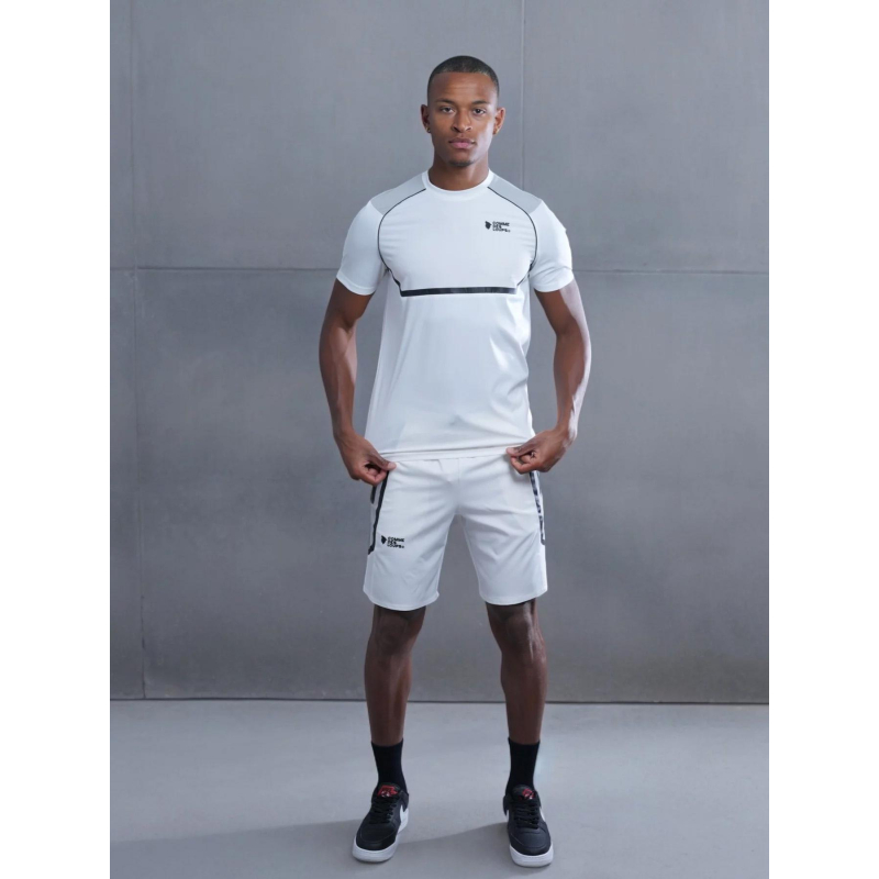 Short de sport baltirun blanc homme - Comme Des Loups