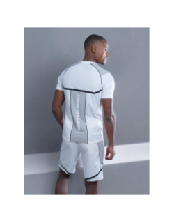 Short de sport baltirun blanc homme - Comme Des Loups