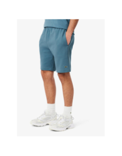 Short regular fit molleton bleu - Lacoste