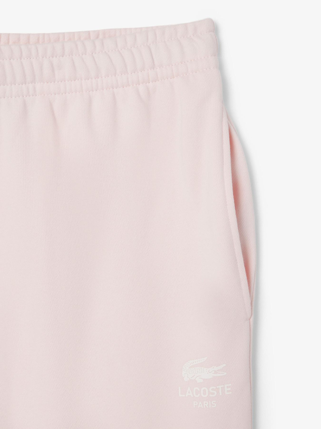 Pantalon jogging molleton soft branding rose homme - Lacoste
