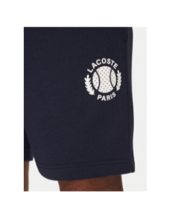 Short jogging paris bright ideas bleu marine homme - Lacoste