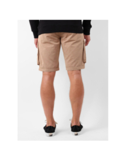 Short cargo rayé avec ceinture orpek marron homme - Oxbow