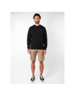 Short cargo rayé avec ceinture orpek marron homme - Oxbow