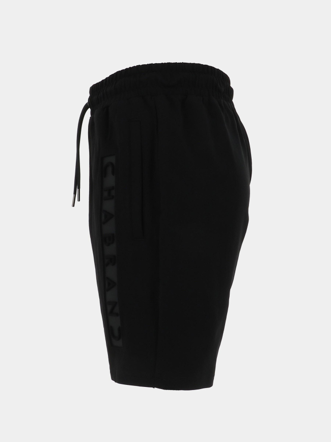 Short jogging logo relief noir homme - Chabrand