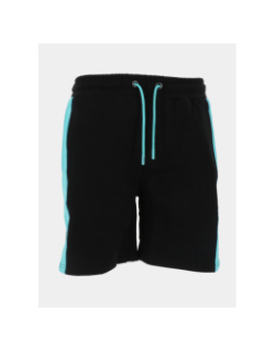 Short jogging block noir bleu homme - Chabrand