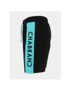 Short jogging block noir bleu homme - Chabrand