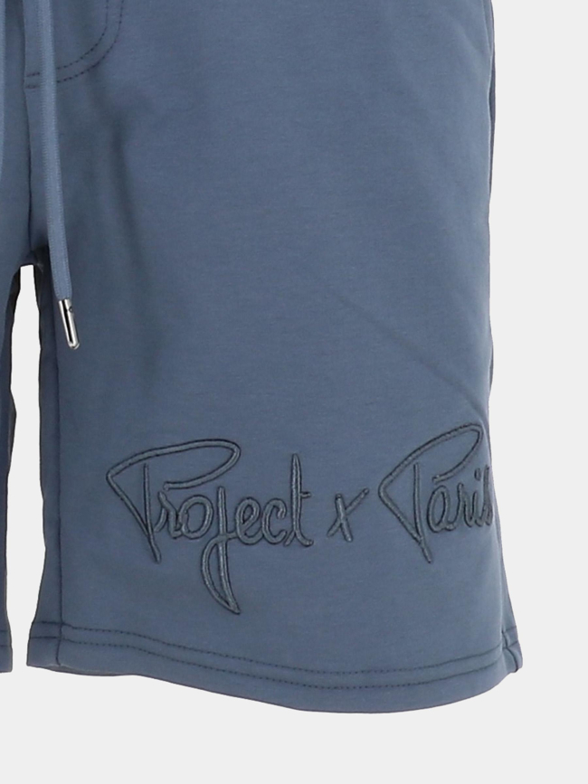 Short essentials bleu gris homme - Project X Paris