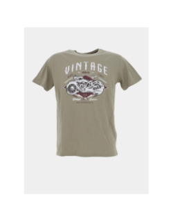 T-shirt à manches courtes sauge kaki homme - Rms 26