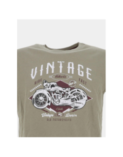 T-shirt à manches courtes sauge kaki homme - Rms 26