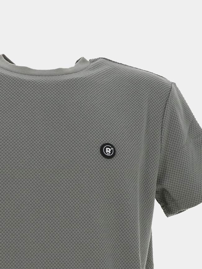 T-shirt texturé kaki clair homme - Rms 26