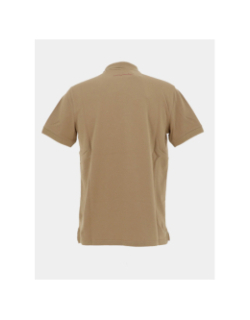 Polo uni alban beige homme - Teddy Smith