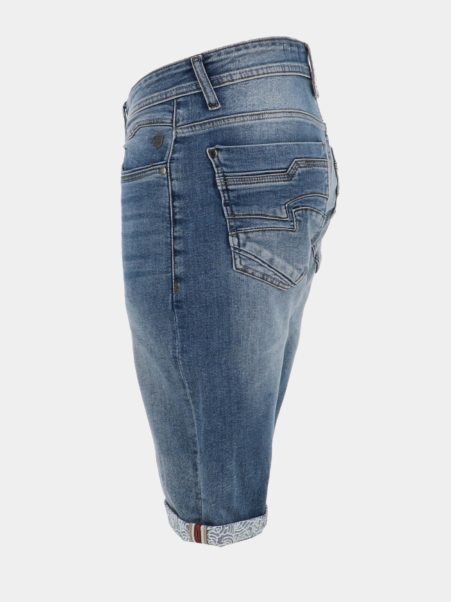 Short en jean bleach delavé bleu homme - Rms 26