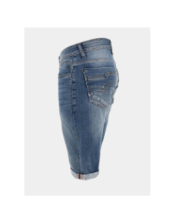 Short en jean bleach delavé bleu homme - Rms 26
