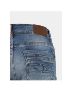 Short en jean bleach delavé bleu homme - Rms 26