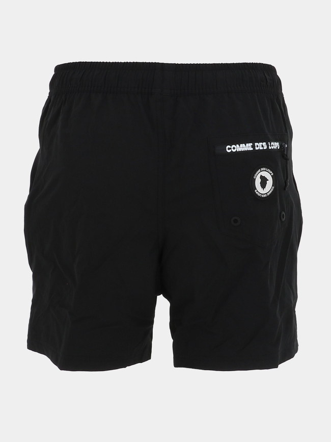 Short de bain logo uni noir homme - Comme Des Loups