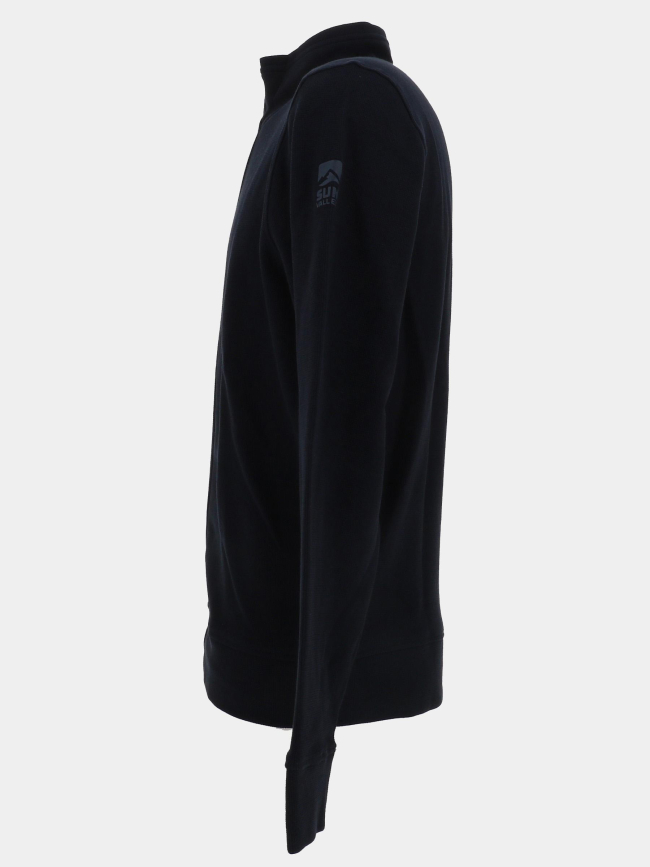 Gilet zippé lyckan bleuu marine homme - Sun Valley