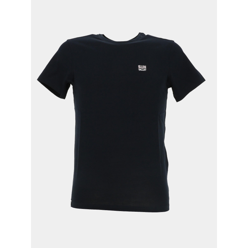 T-shirt manches courtes cliron bleu marine homme - Sun Valley