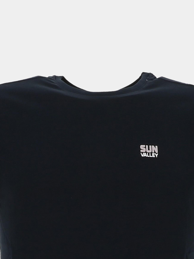 T-shirt manches courtes cliron bleu marine homme - Sun Valley