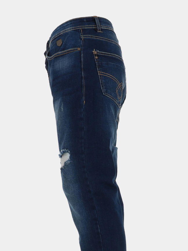 Jean jessy brut bleu marine homme - Georges Rech