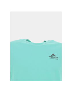 T-shirt yucatan ice vert bleu homme - Helvetica