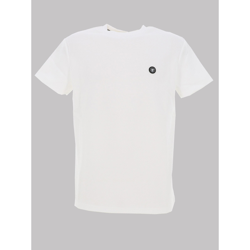 T-shirt texturé blanc homme - Rms 26