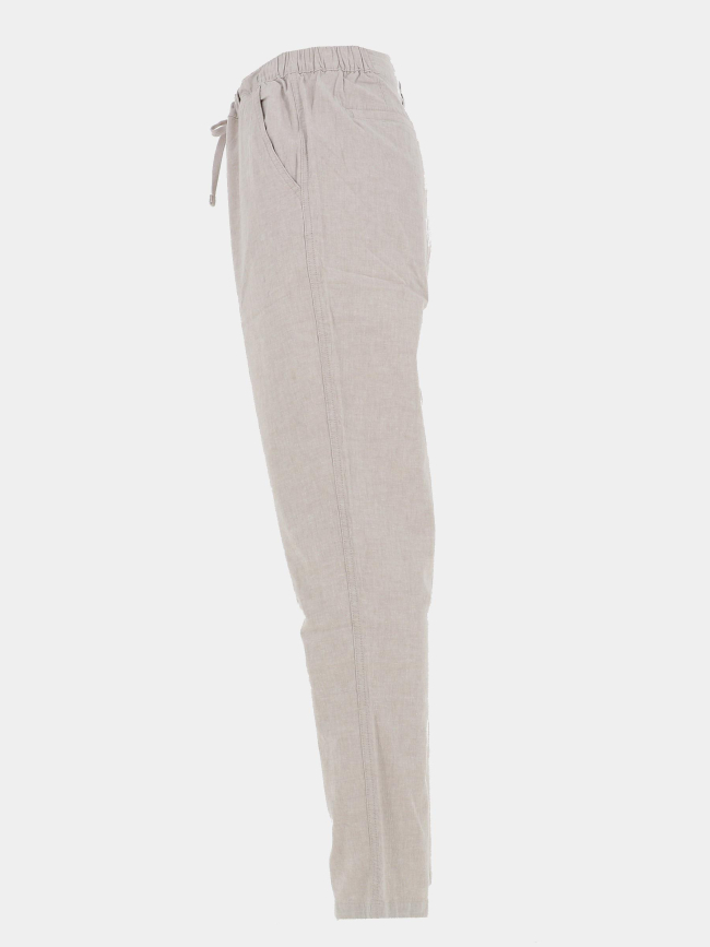Pantalon chino lin beige homme - Teddy Smith