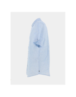 Chemise manches courtes pietro bleu homme - Teddy Smith