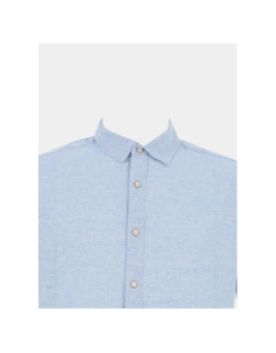 Chemise manches courtes pietro bleu homme - Teddy Smith