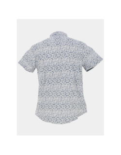 Chemise en popeline à motif floral blanc homme - Rms 26