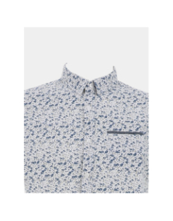 Chemise en popeline à motif floral blanc homme - Rms 26