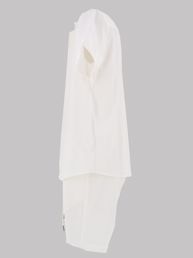 Ensemble chemise bermuda blanc homme - Rms 26