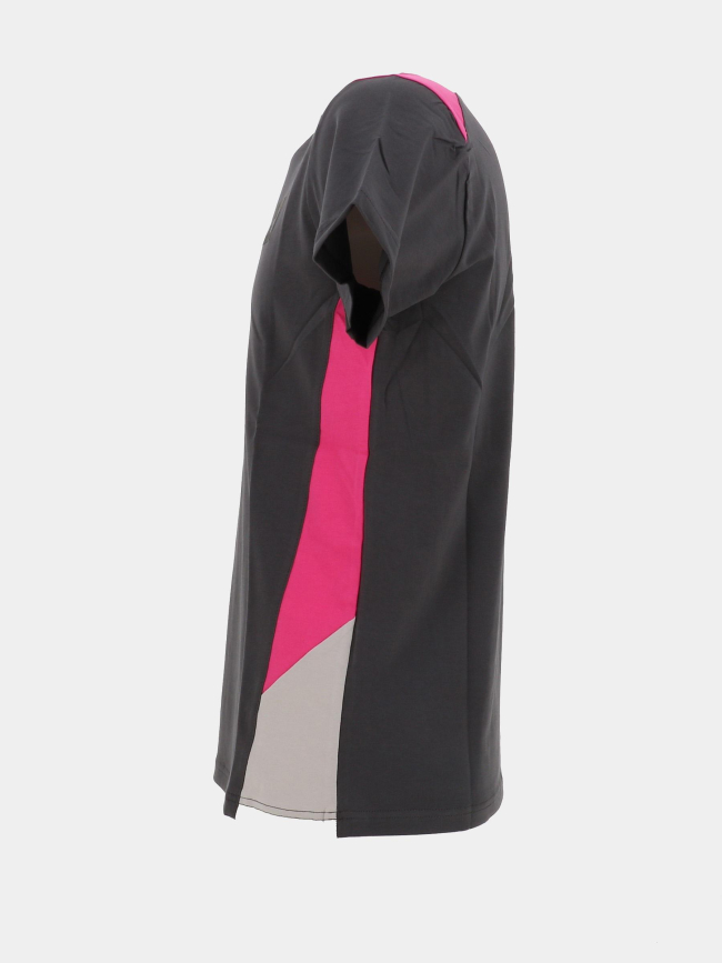 T-shirt lincoln gris rose homme - Helvetica